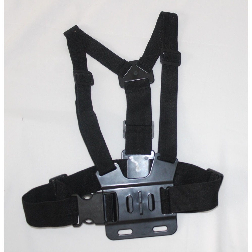 TEKCAM Action Camera Accessory Kit Chest Harness Mount Handlebar Mount Black